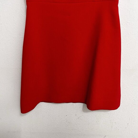 Kate Spade Fit & Flare Sleeveless Dress Women's Size 12 Red Lined Feminine Chic - Picture 3 of 10